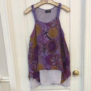 Purple Floral Top* Free With Purchase*